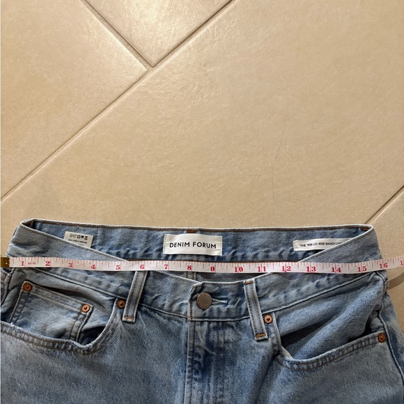 Denim Forum The '90s Lo-Rise Baggy Cropped ultra relaxed sz29 inseam 26” - Picture 10 of 11